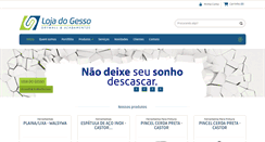 Desktop Screenshot of lojadogesso.com.br