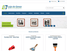 Tablet Screenshot of lojadogesso.com.br